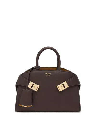 Ferragamo Women Hug Mini Leather Tote Bag In Multicolor