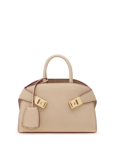 Ferragamo Chic Mini Handbag For Women In Grey
