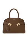 Ferragamo Women Hug Small Leahter Tote Bag In Multi