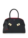 Ferragamo Women Hug Small Leahter Tote Bag In Multi