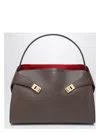 FERRAGAMO WOMEN'S HUG SOFT L CLAY/RED SHOULDER BAG