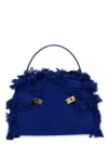 Ferragamo Blue Hug Soft Shoulder Bag