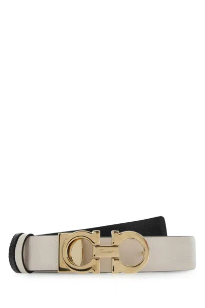 FERRAGAMO WOMEN IVORY LOGO BUCKLE REVERSIBLE BELT, 28 LUXURY BELTS FOR WOMEN DARVEYS