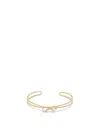 Ferragamo Bangle Bow Bracelet In Gold