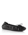 Ferragamo Ballerina Woman Ballet Flats Black Size 7 Lambskin In Black