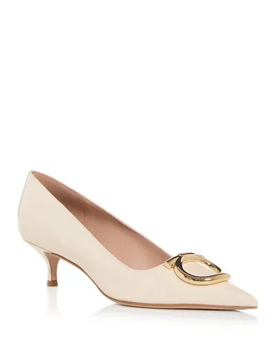 Ferragamo Women's Lara Gancini Pumps In Brown