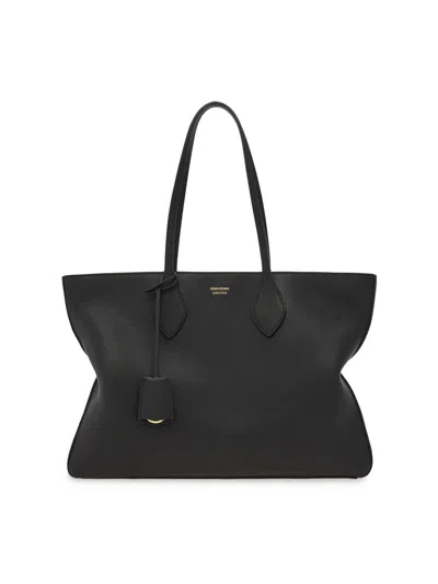 Ferragamo Women's Large Star Tote Bag In Black
