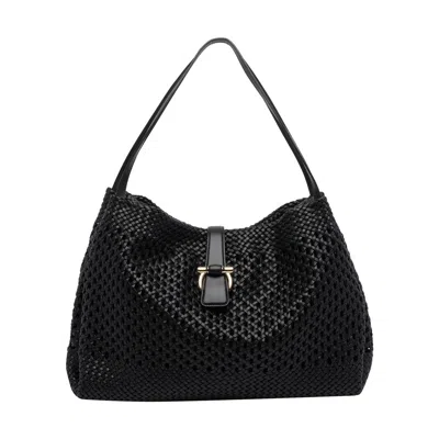 Ferragamo Women Large Tote Bag In Black