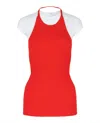Ferragamo Layered Top In Red