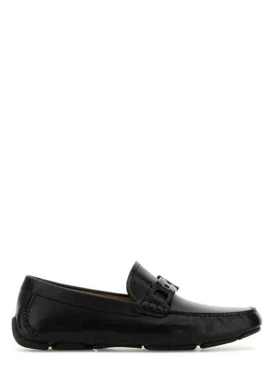 Ferragamo Women's Leather Byte Loafers In Black