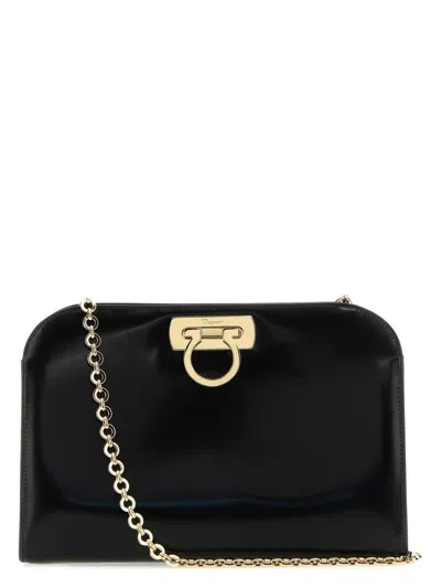 FERRAGAMO WOMEN'S LEATHER CLUTCH