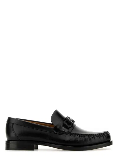 Ferragamo Women's Leather Fort Loafers