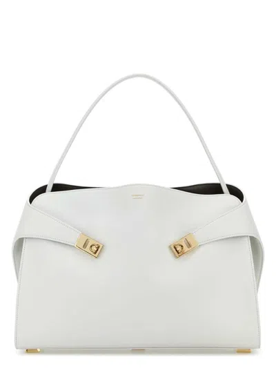 FERRAGAMO WOMEN'S LEATHER LARGE HUG SOFT SHOULDER BAG