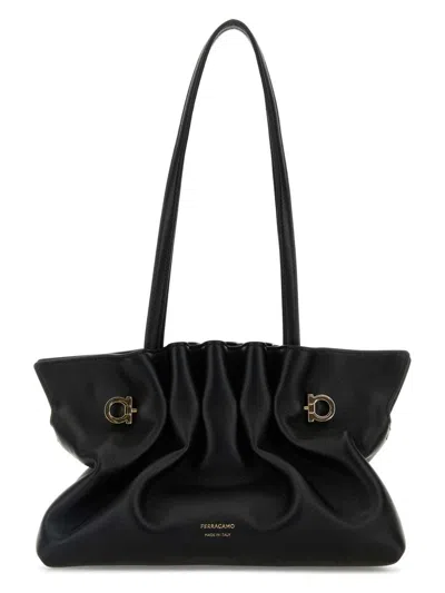 FERRAGAMO WOMEN'S LEATHER SHOULDER BAG
