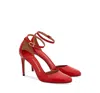 Ferragamo Maily Patent Leather Pumps In Red