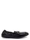 Ferragamo Elegant Women's Loafers & Slippers In Black