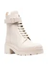 Ferragamo Lober Ankle Boot In White