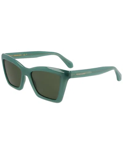 Ferragamo Cat-eye Frame Sunglasses In Red