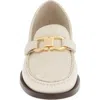 Ferragamo Maryan Patent Gancini Bit Loafers In Gold