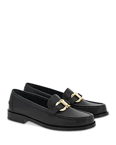 FERRAGAMO WOMEN'S MARYAN GANCINI LOAFERS