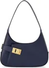 Ferragamo Hobo Shoulder Bag In Blue