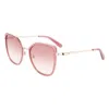 Ferragamo 54mm Gradient Cat Eye Sunglasses In Pink