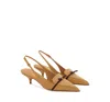Ferragamo Slingback With Bow Mini Bow Detail In Multi