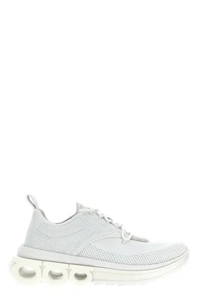 Ferragamo Women 'mina' Sneakers In White