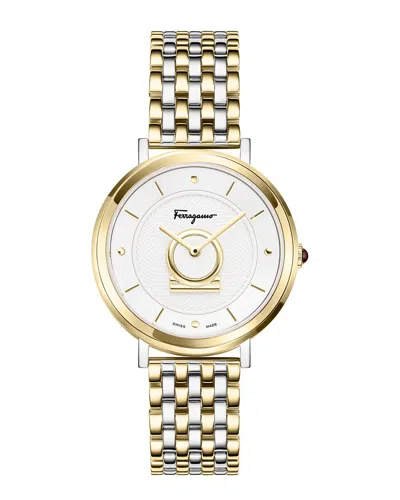 Ferragamo Women's Minuetto Watch In Gold