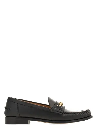 FERRAGAMO WOMEN'S MOCASINES NEW VARA CHAIN LOAFER