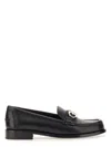 Ferragamo Woman Loafers Black Size 7 Leather In Black