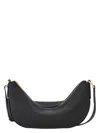Ferragamo Women's Mosq Half Moon Bag. Black Gancini