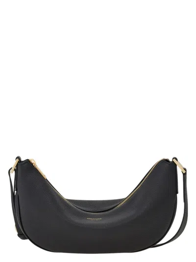 Ferragamo Women's Mosq Half Moon Bag. Black Gancini