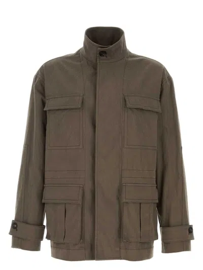 Ferragamo Women's Mud Stretch Cotton Jacket