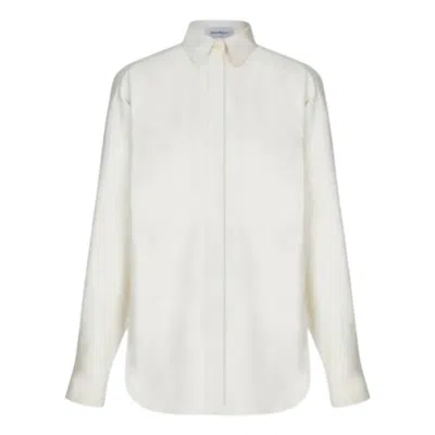 Ferragamo Women's Nappa Oversized Shirt In White