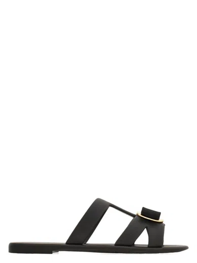 FERRAGAMO WOMEN'S NEW VARA RUBBER SLIDES