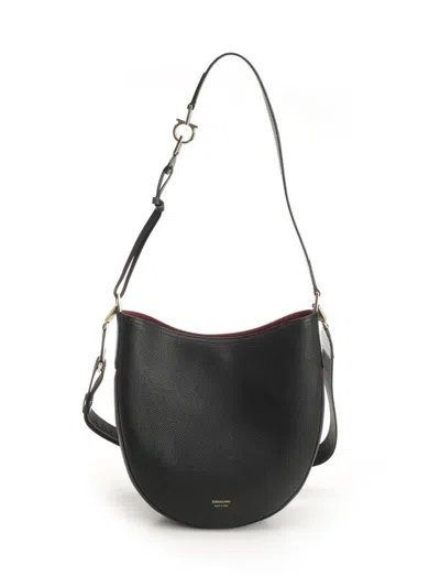 FERRAGAMO FERRAGAMO WOMEN "NORTH-SOUTH" HOBO BAG