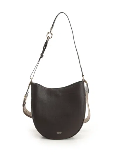 FERRAGAMO FERRAGAMO WOMEN "NORTH-SOUTH" HOBO BAG