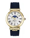 Ferragamo Ora Moonphase Strap Watch In Black