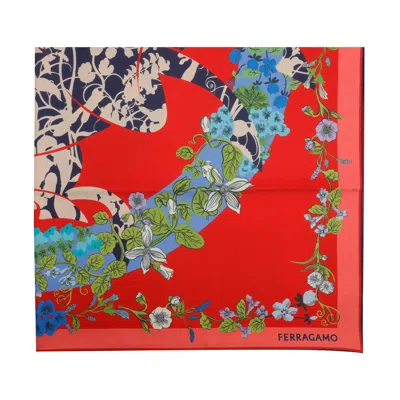 Ferragamo Women Pegaso Foulard In Red