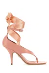 Ferragamo Women Pink Leather Heels, 5.5 Luxury Pumps & Heels For Women Darveys In Pink