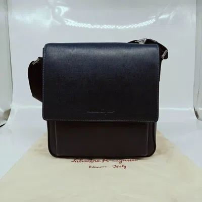 Ferragamo Women Pre-loved Bag Brand New Condition In Blue