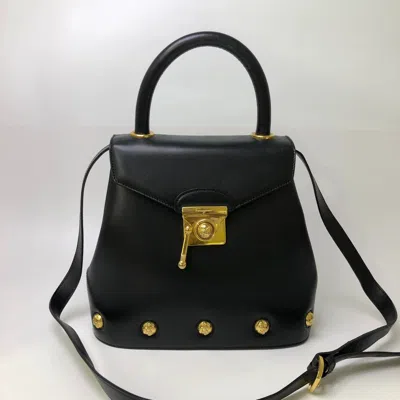 Ferragamo Women Pre-loved Bag Very Good Condition In Black
