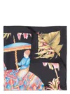 Ferragamo Graphic Elephant Print Silk Scarf