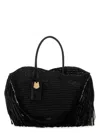 Ferragamo Women's Raffia And Leather Big Shopping Bag