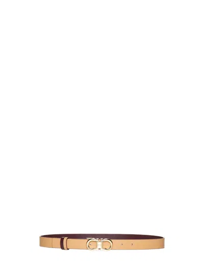 FERRAGAMO FERRAGAMO WOMEN REVERSIBLE AND ADJUSTABLE GANCINI BELT