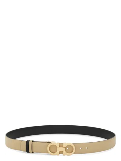 FERRAGAMO WOMEN'S REVERSIBLE AND ADJUSTABLE GANCINI BELT H