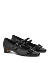Ferragamo Rivella Ballet Pumps In Black