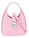 Ferragamo Archive Gancio Leather Hobo Bag In Pink