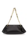 Ferragamo Brown Shoulder Bag With Logo Strap And Logo Lettering On The Front In Leather Woman In Multi